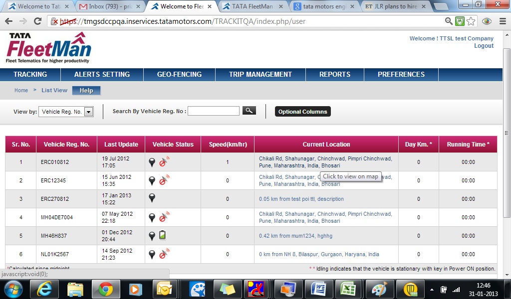 List View