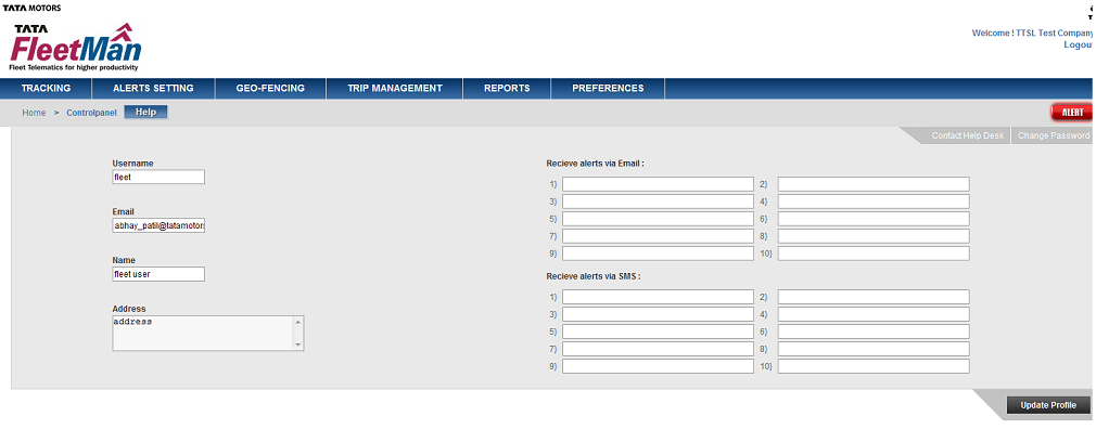 User Profile